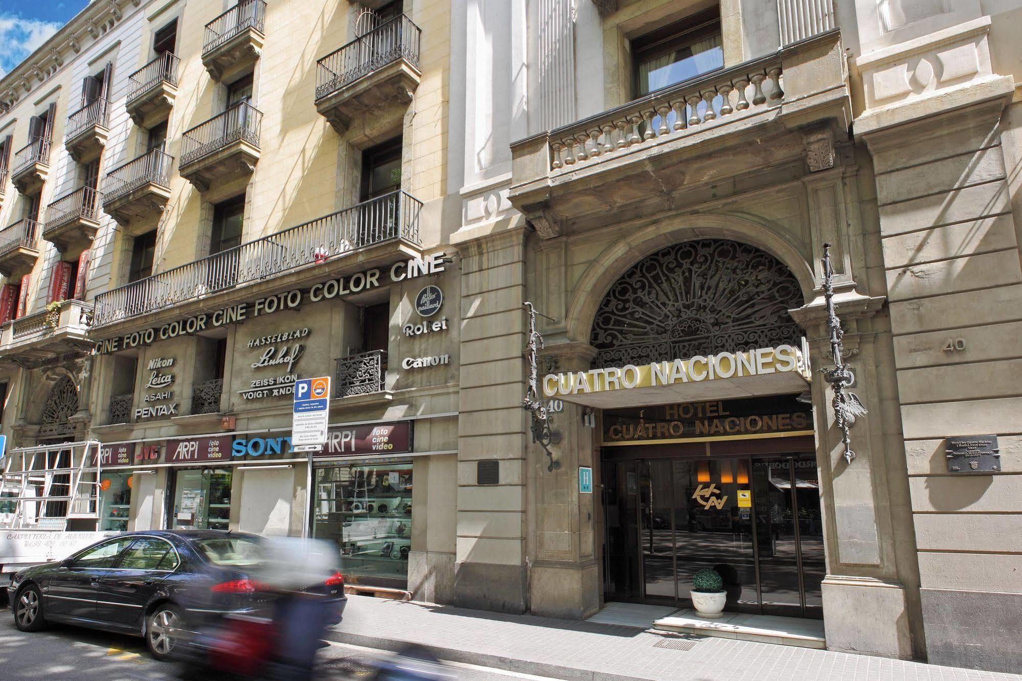 Hotel Cuatro Naciones Barcelona Exterior foto